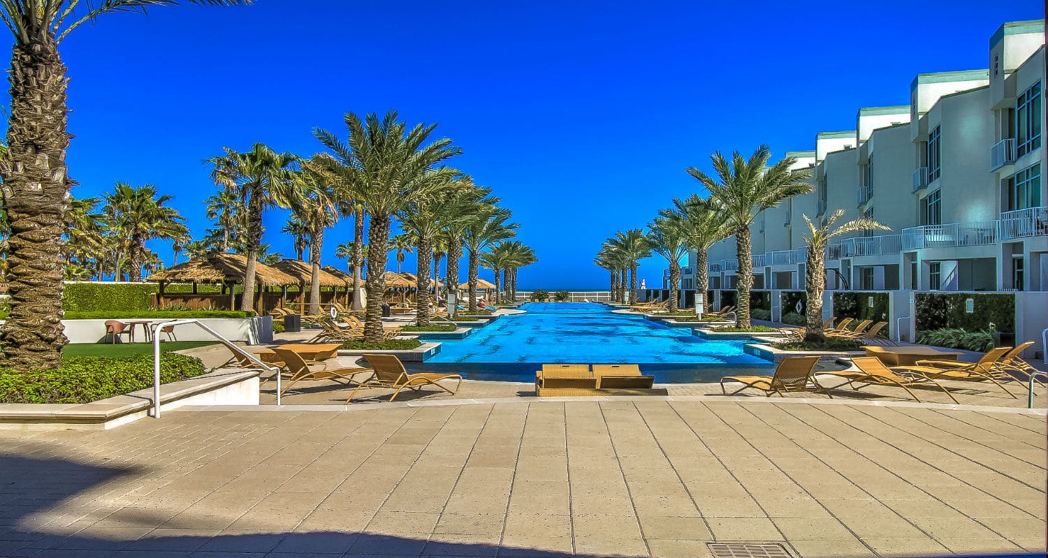 Pool included with South Padre Island condo rentals