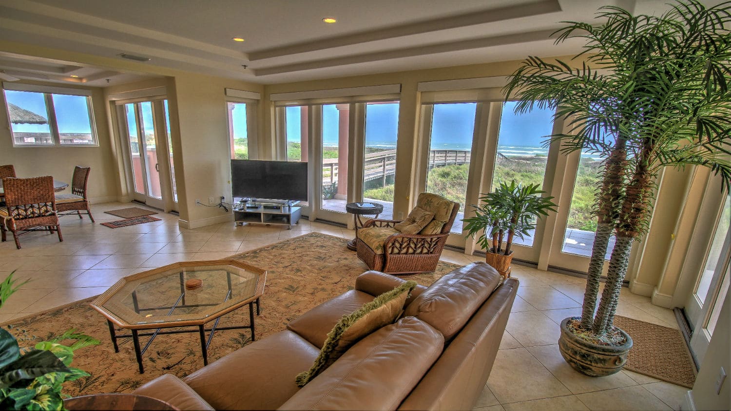 Inside one of Franke Rentals South Padre Island beach house vacation rentals