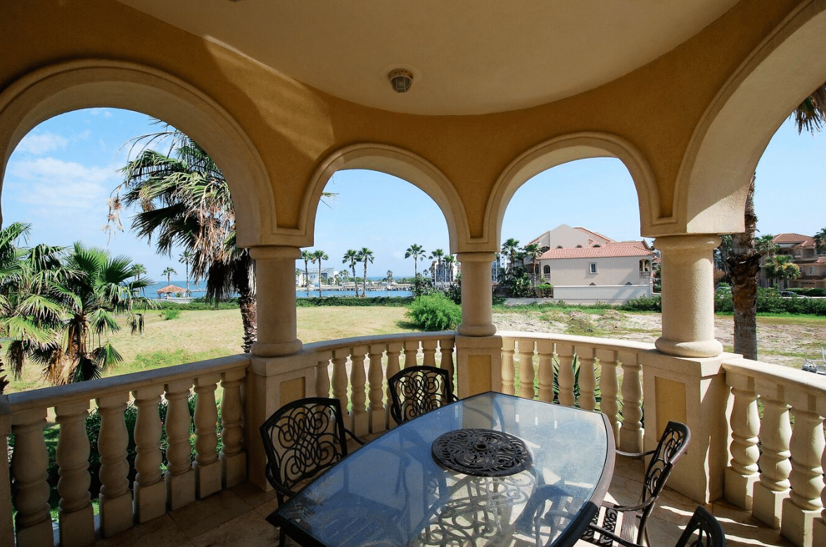 balcony at our VRBO South Padre Island Condo Rentals