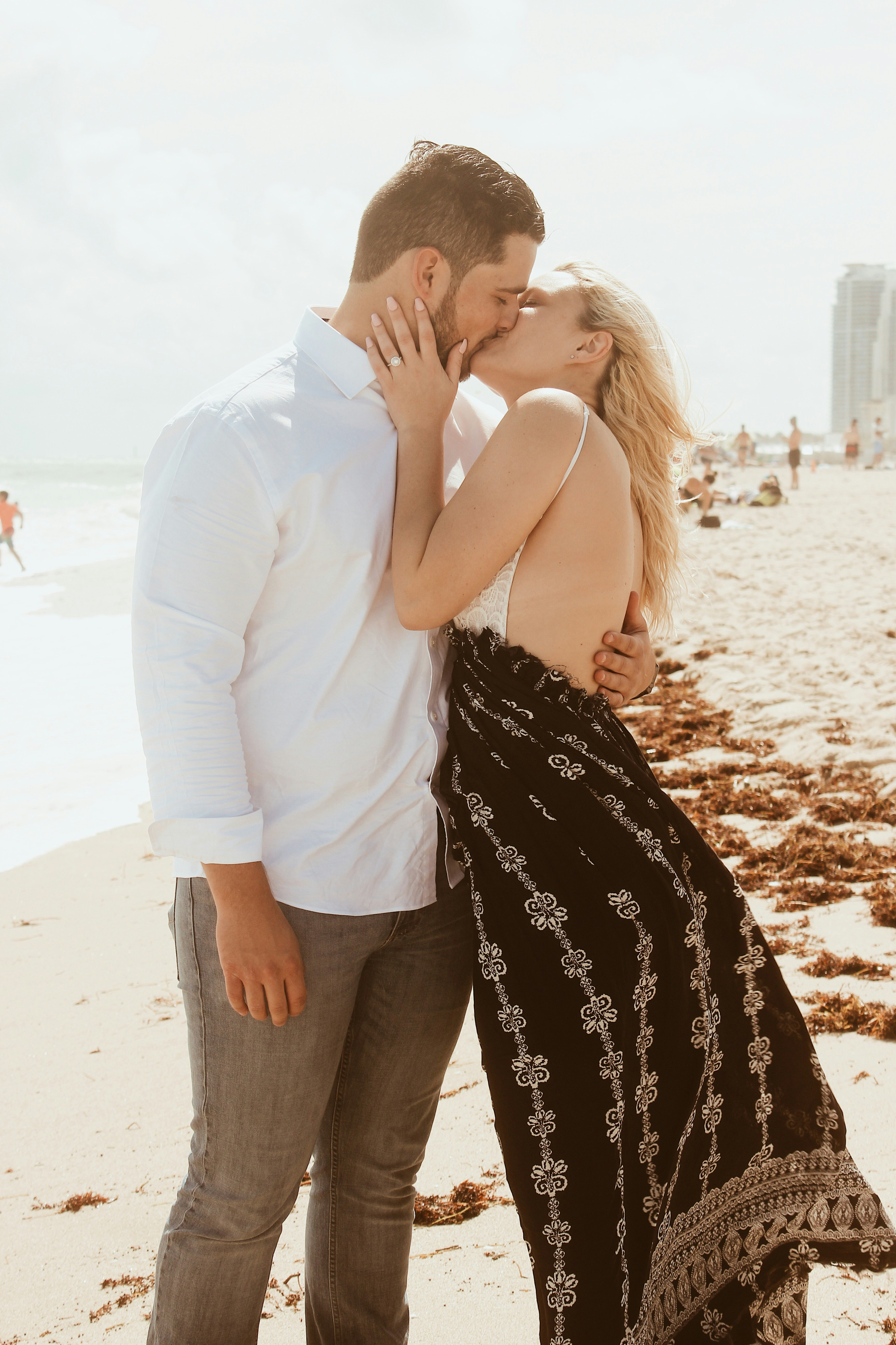 couple on beach