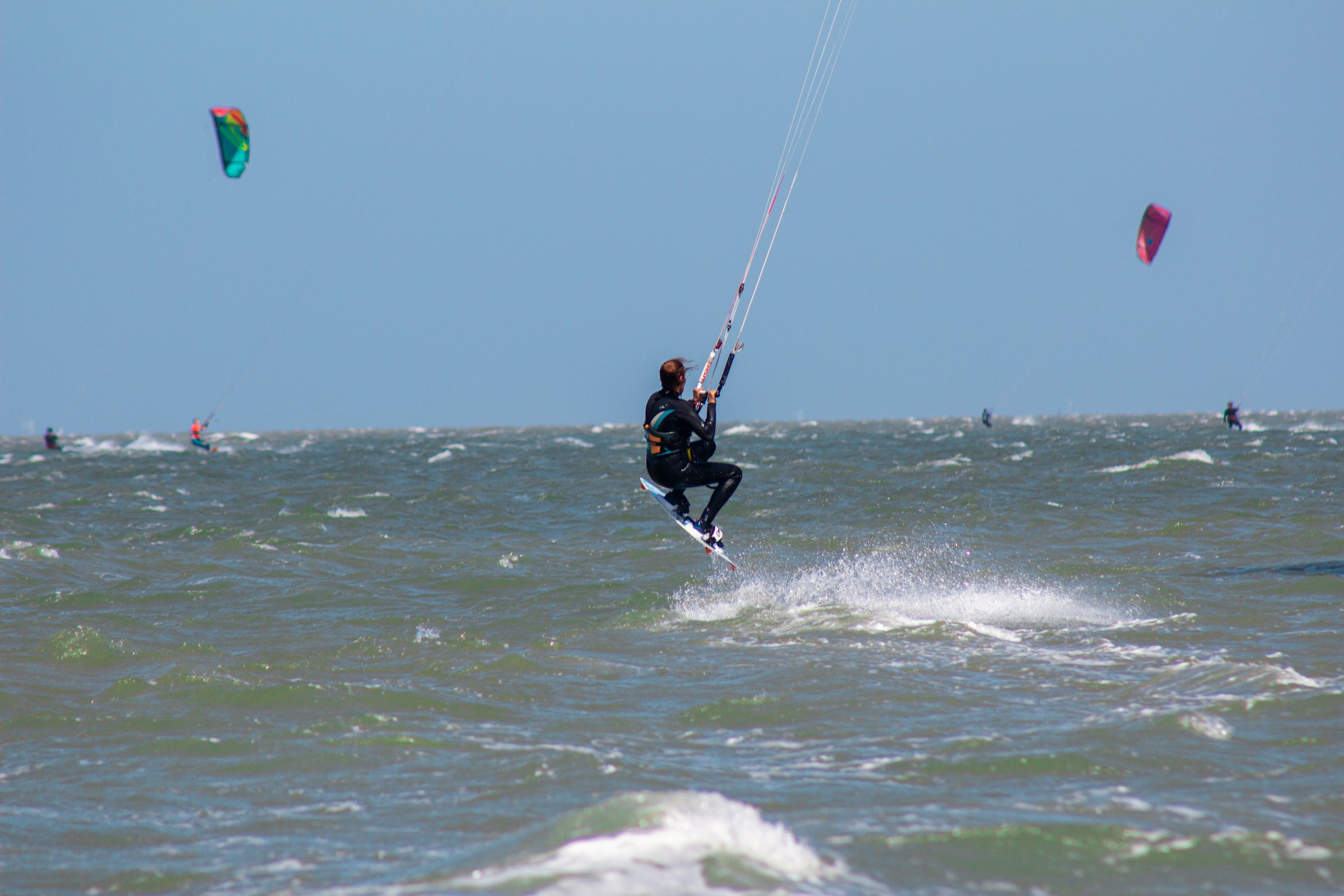 visit South Padre Island and enjoy kiteboarding